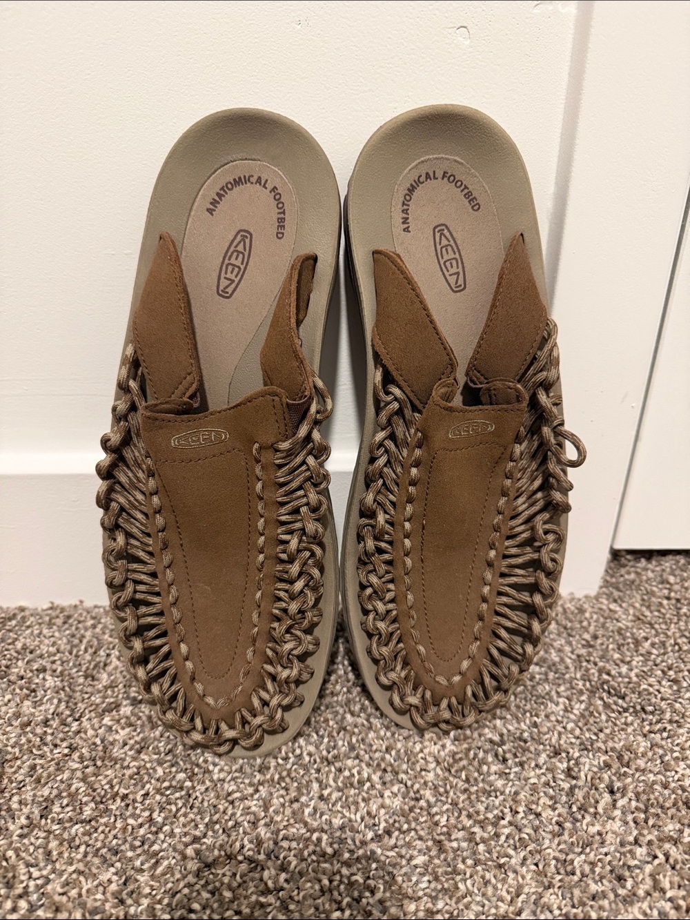 KEEN UNEEK Mule Slip On Sandals Brown Comfort Shoes